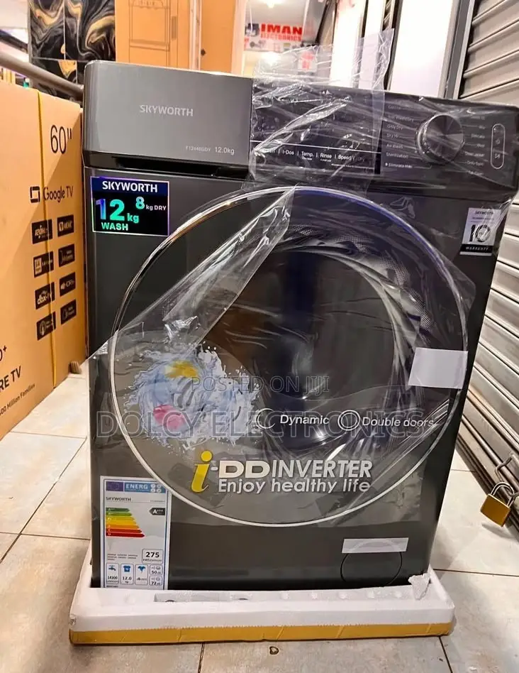 Skyworth F12446gdy 12kg Washer 8kg Dryer Front Load Washing Machine