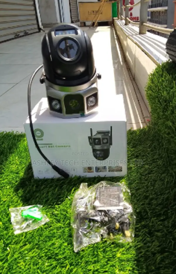 V380 Dual Lens 4g PTZ CCTV Camera AC Powered