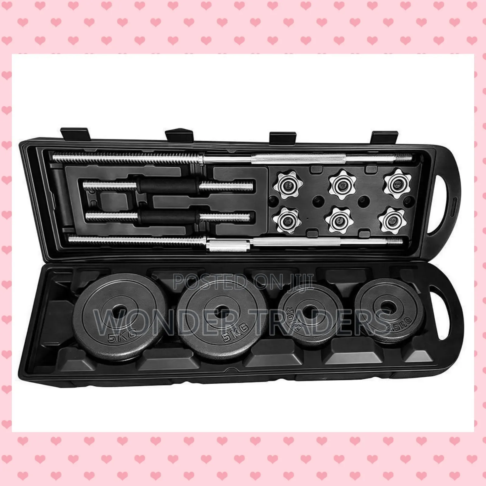 York 50kg Dumbbells Set