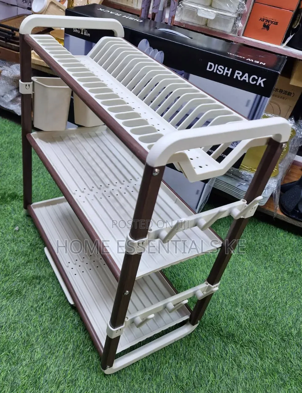 3-Tier Aluminum Dish Drying Rack Rust-Proof 3
