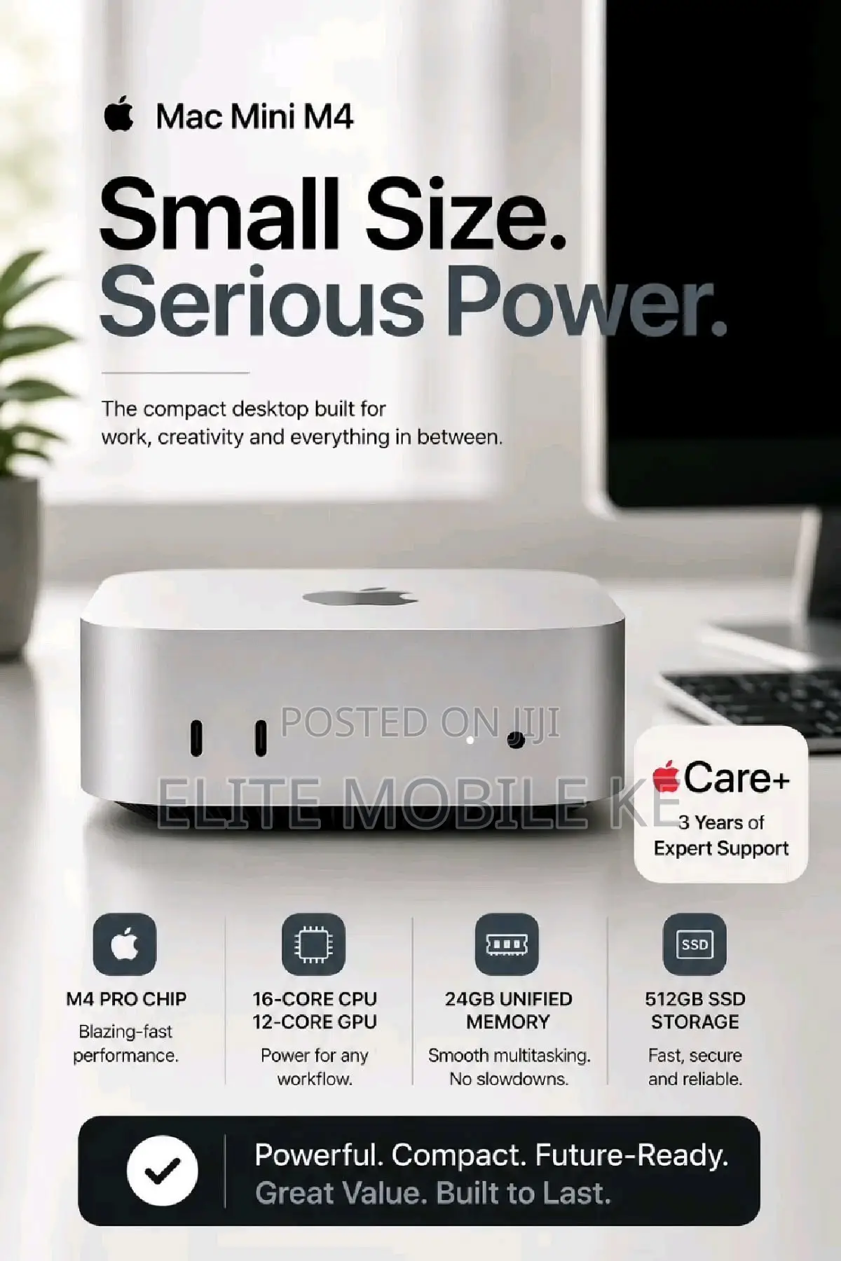 New Desktop Computer Apple Mac Mini M4 Pro 24GB Apple M4 Pro SSD 512GB