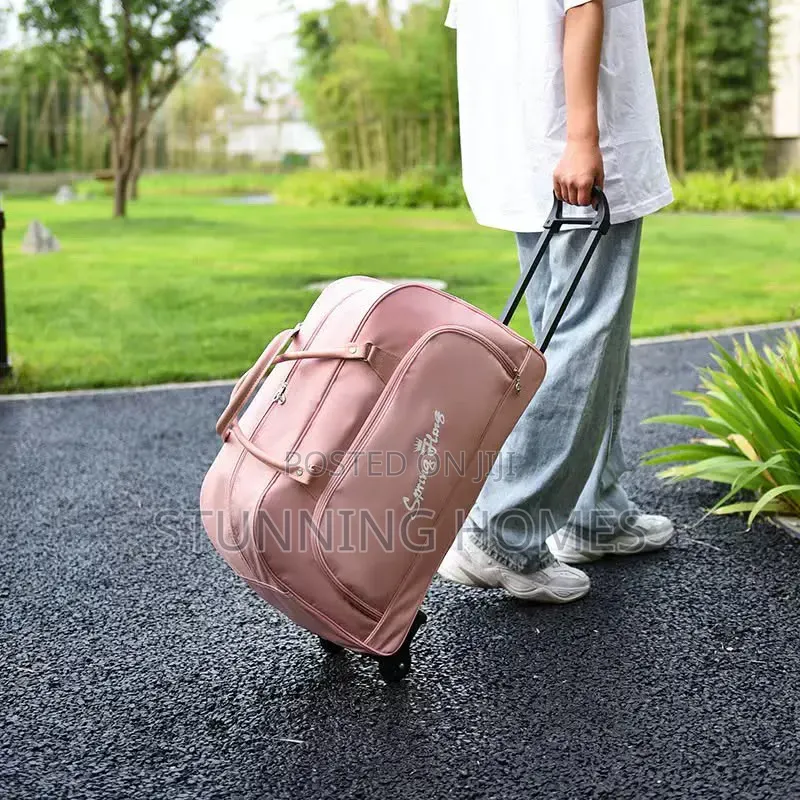 Portable Trolley Travel Bag With Straps