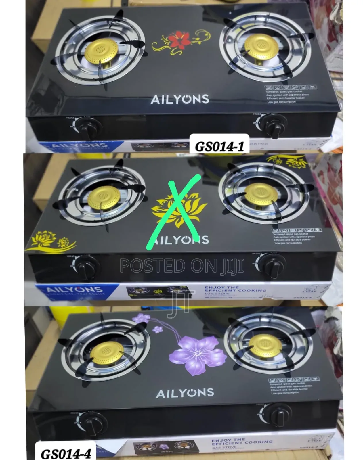 Ailyons 2 Burner Glass Top Cooker