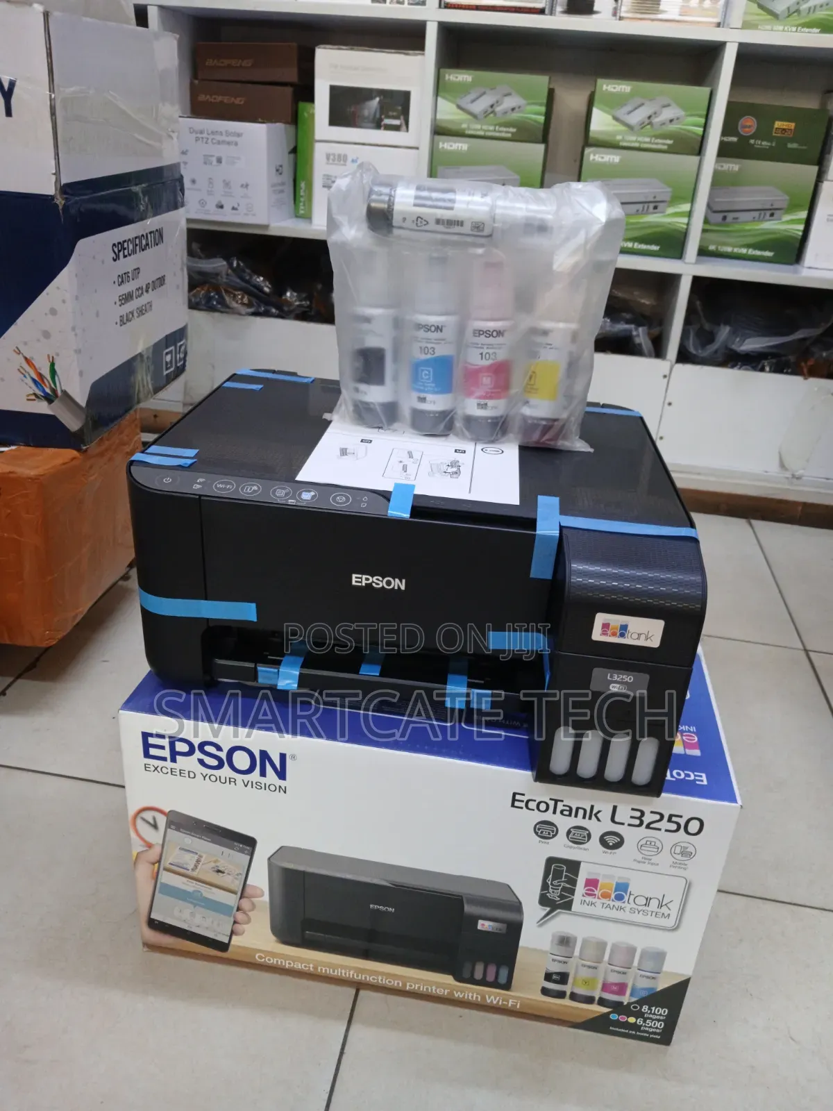 Epson L3250 Multifunction Printer Copy Scan Print With Ink Usage