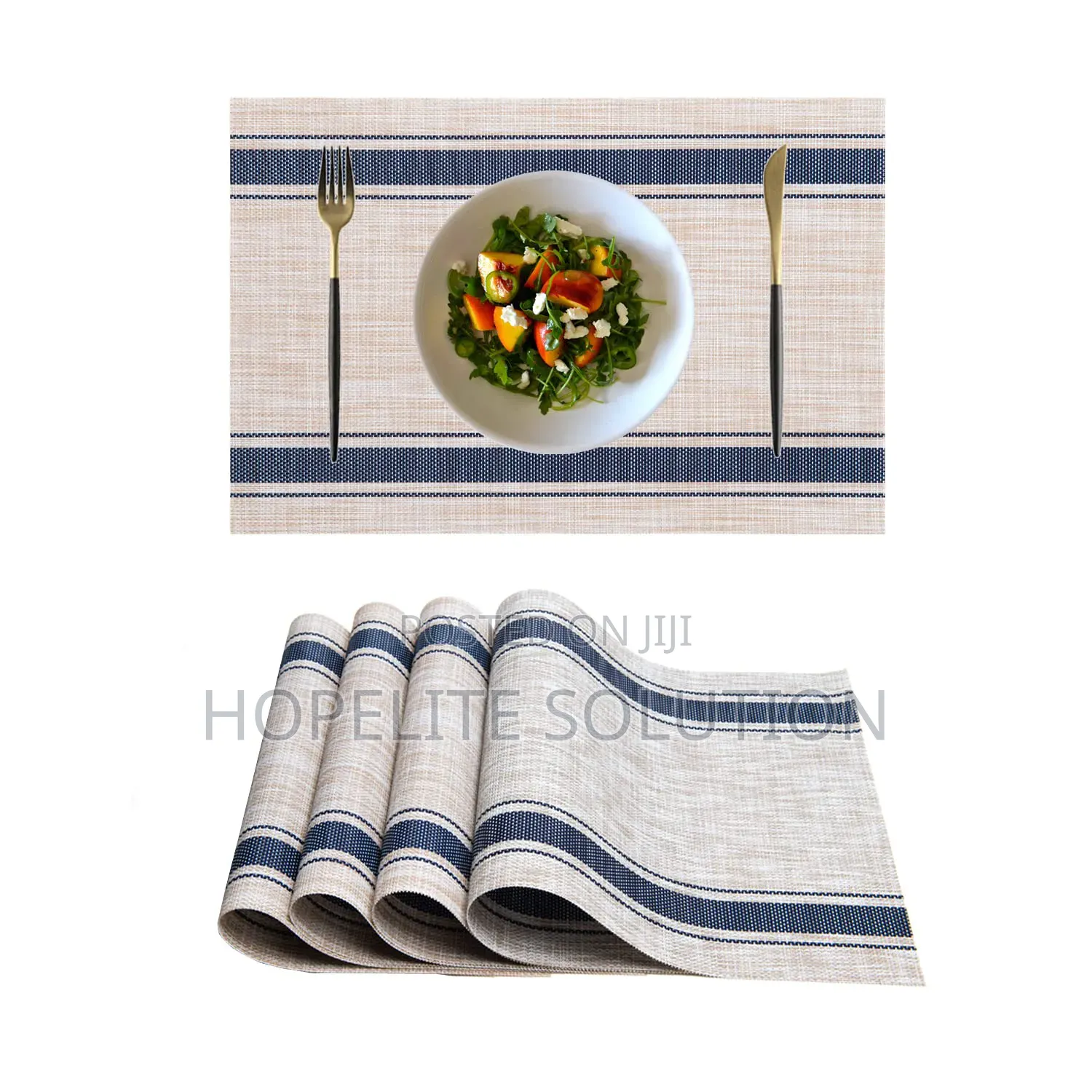 PVC Placemats Woven Table