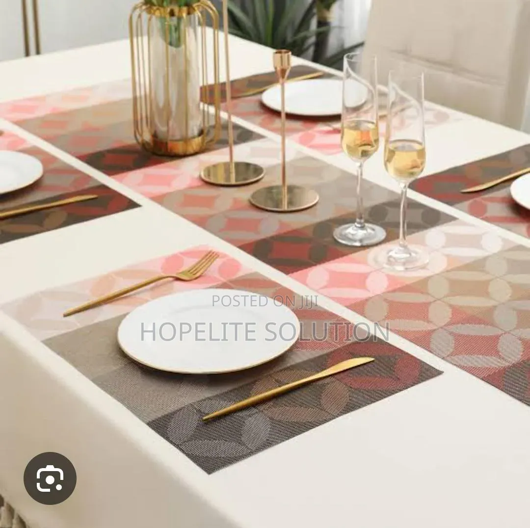 PVC Placemats Woven Table