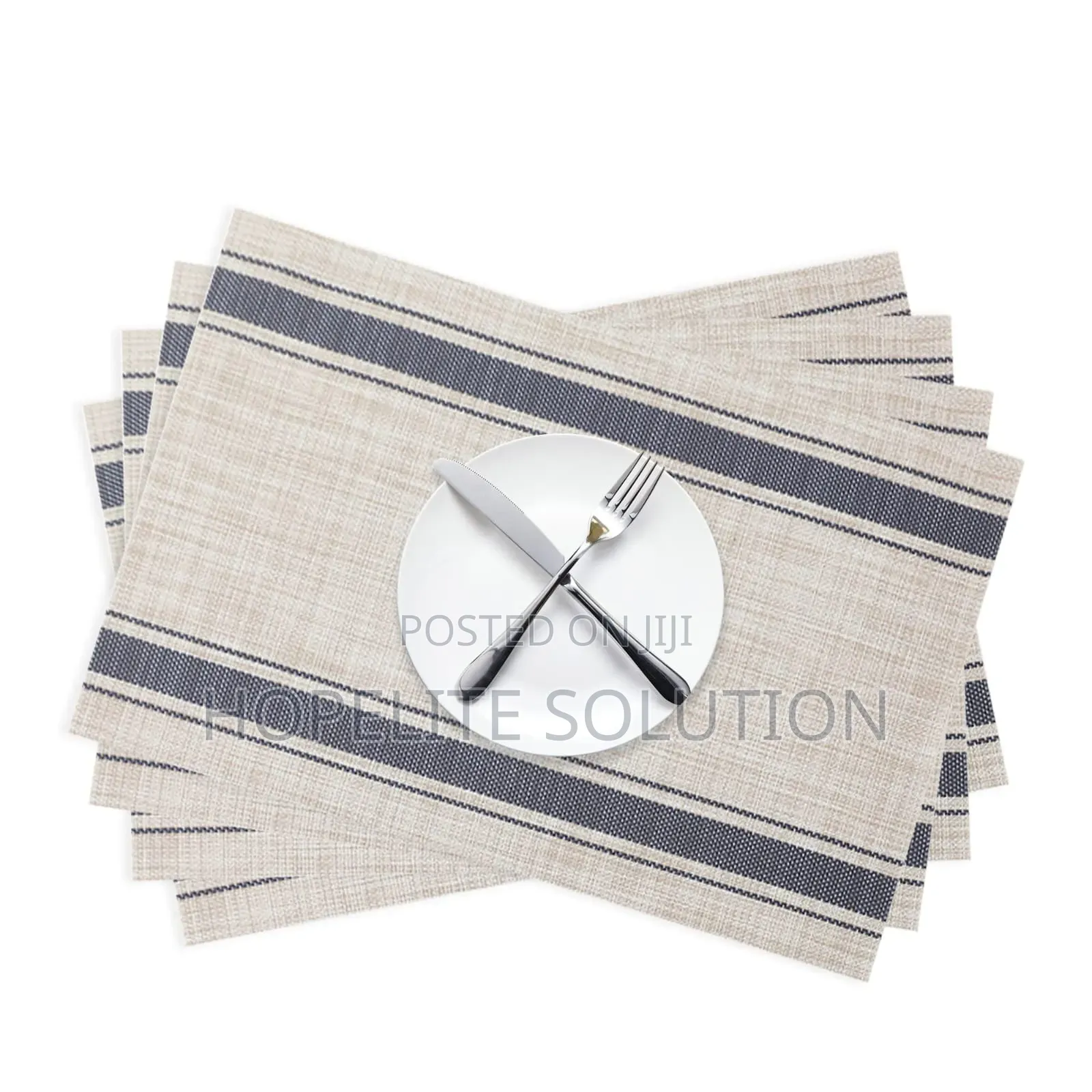 PVC Placemats Woven Table