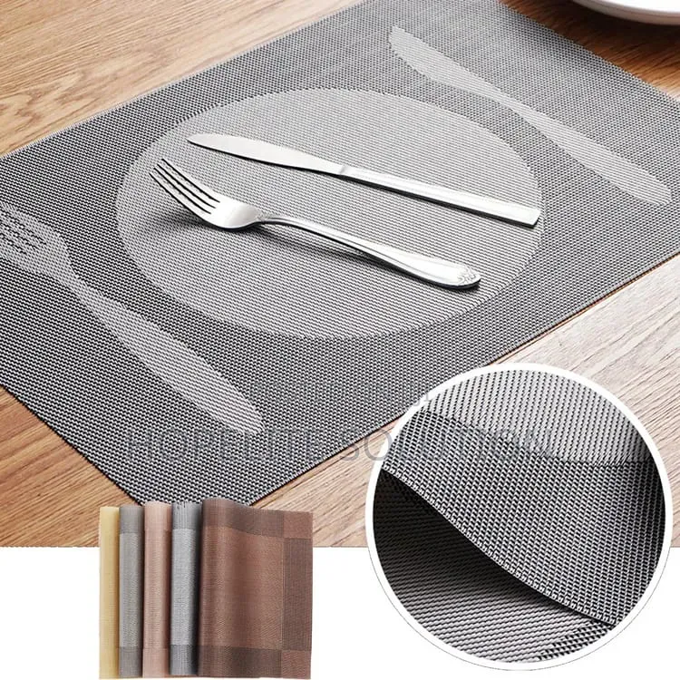 PVC Placemats Woven Table