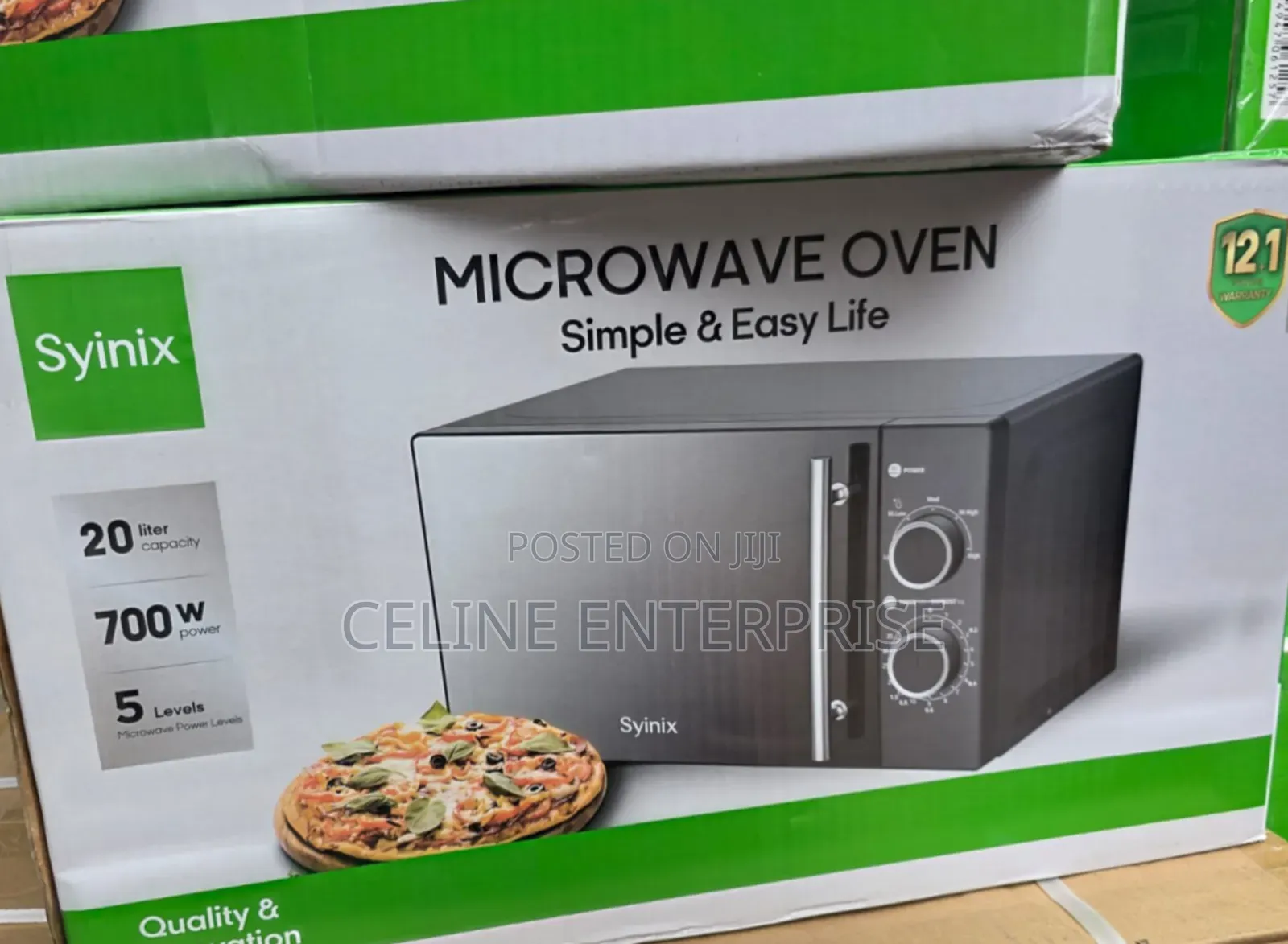 Synix Microwave Oven – 20L | 700W | Manua
