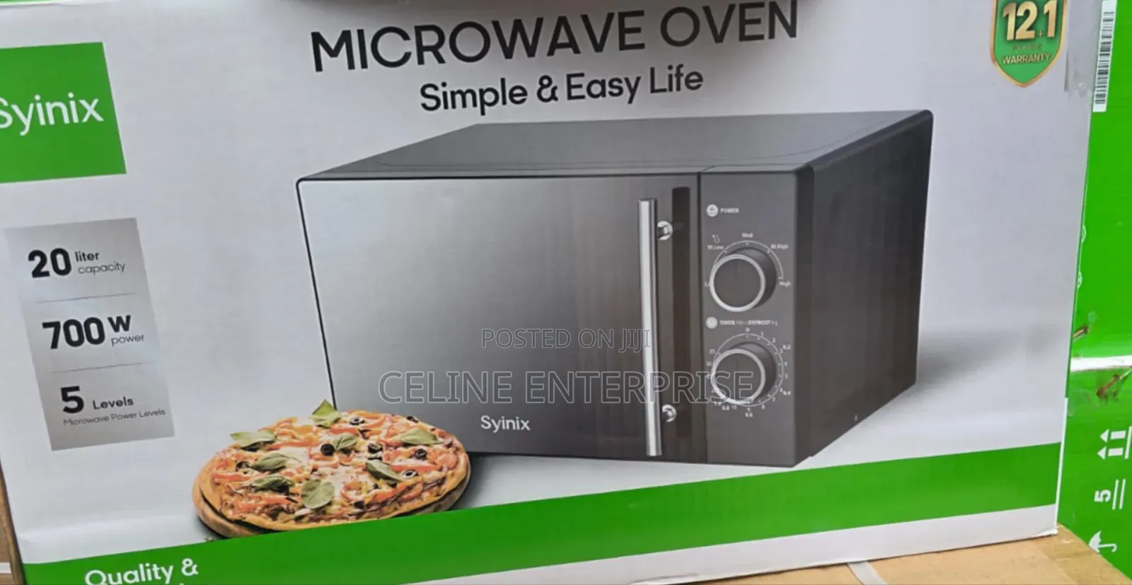 Synix Manual Microwave Oven 20L – 700W