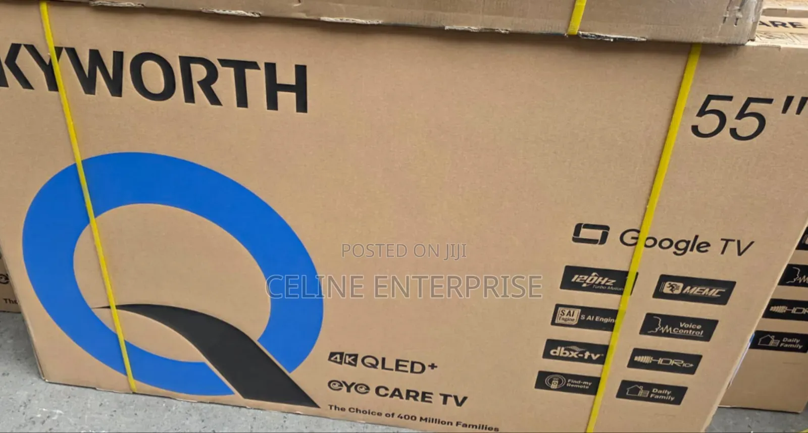 Skyworth 55 Inch QLED Google TV – Stunning Picture
