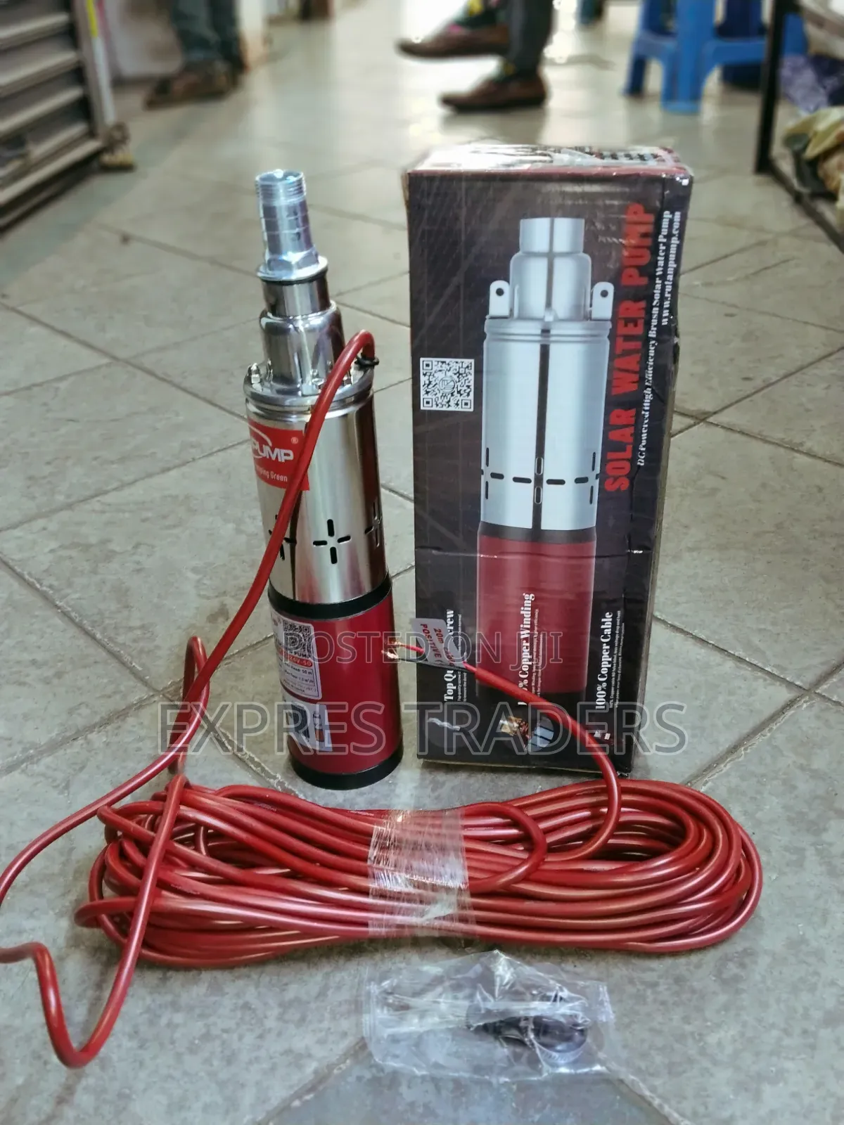 50 M/250 W/24 v Rutan Submersible Solar Water Pump