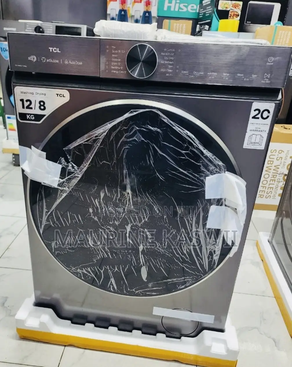 TCL C512wdg 12 Kg Washer /8kg Dryer With Direct Drive Motor