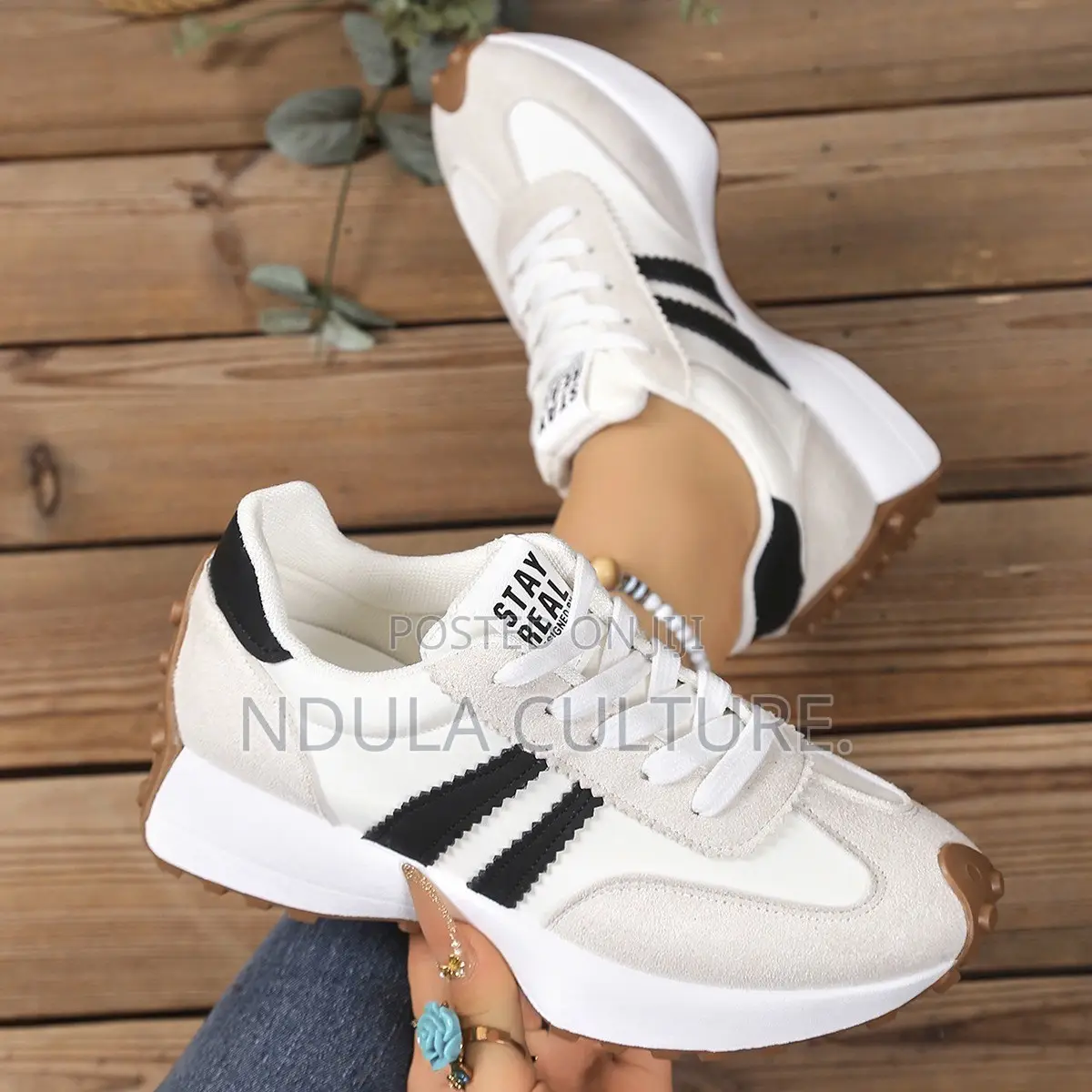 Stay Real Ladies Fashion Sneakers