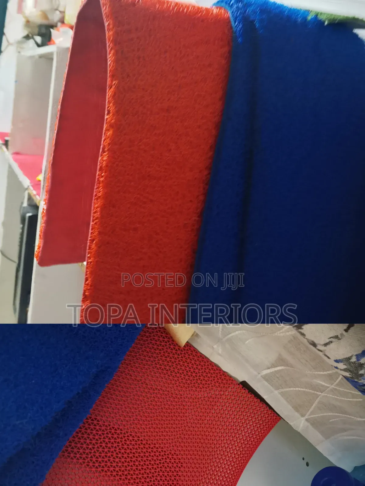 Antislip Rubber Mats PVC Spaghetti Water Resistant Rugs