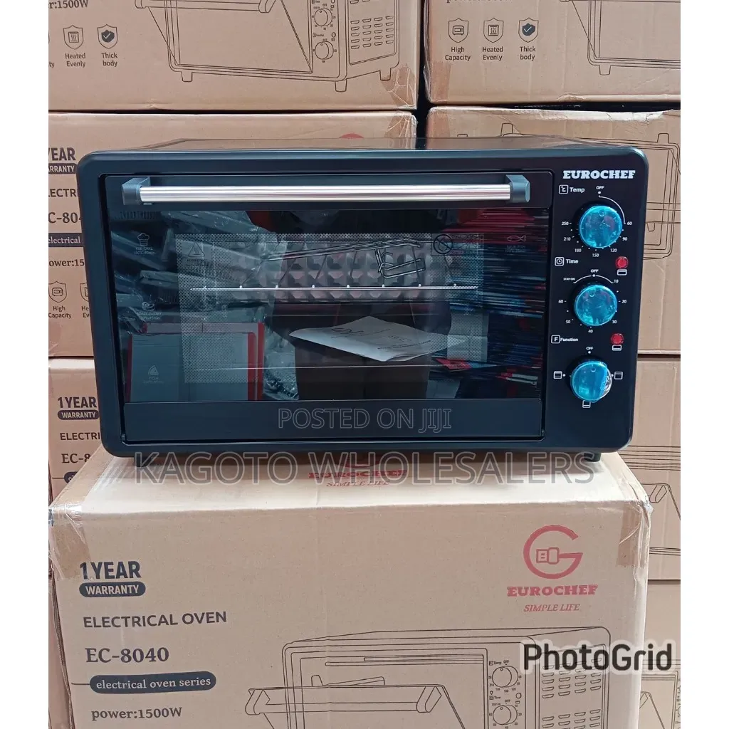 EUROCHEF 3 Knob Settings 32 Litres Electric Rotisserie Oven