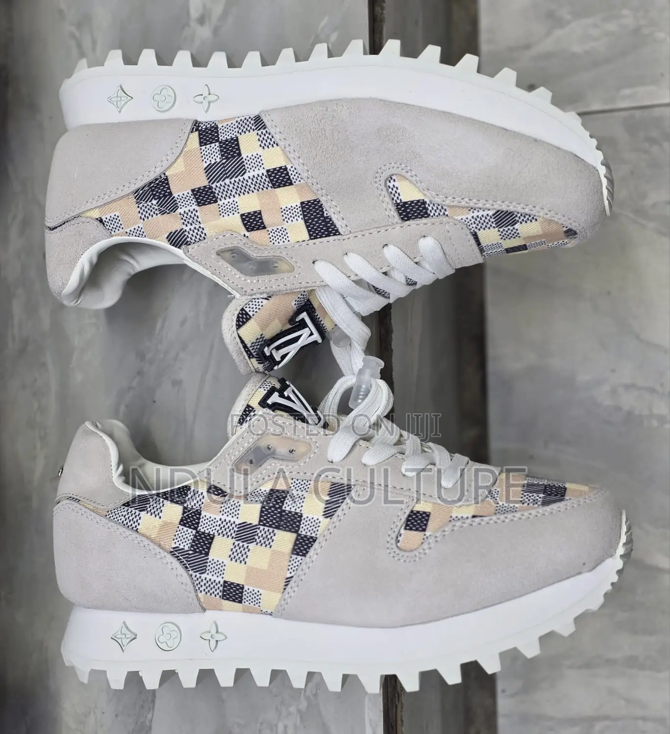 Louis Vuitton Run 55 Damier Suede Runner