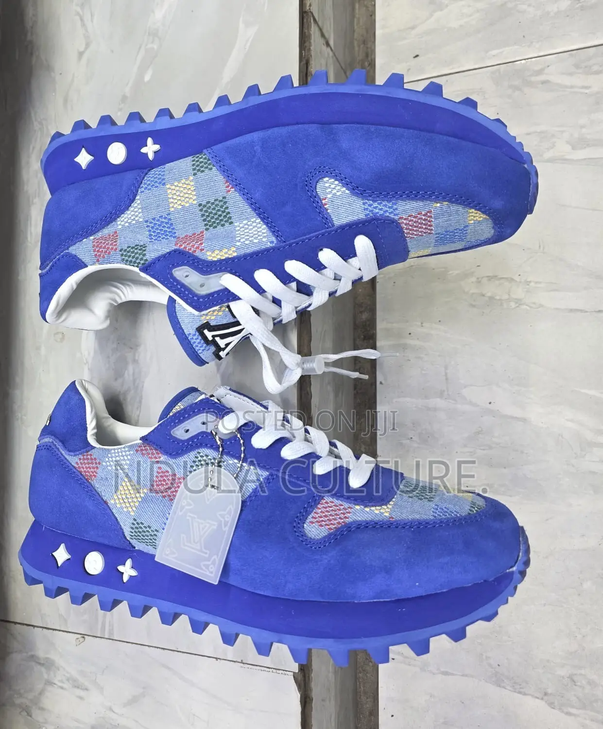 Louis Vuitton Run 55 Damier Suede Runner