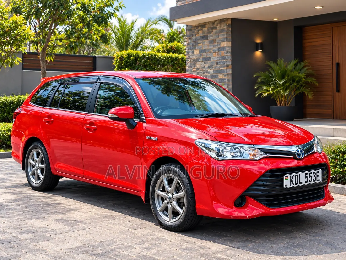 Toyota Corolla Fielder 1.5 Hybrid FWD 2016 Red