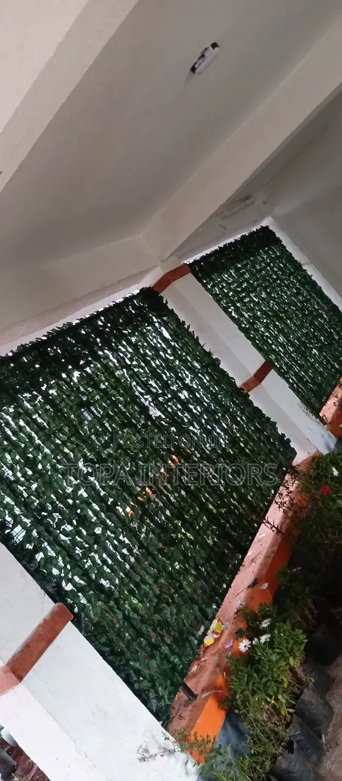 Premium Outdoor Green Artificial Privacy Fence