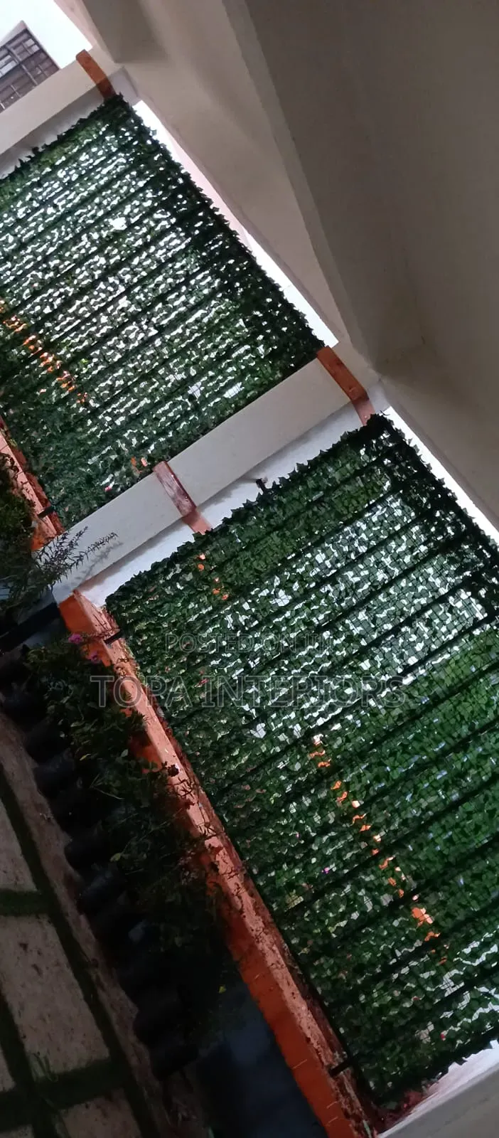 Premium Outdoor Green Artificial Privacy Fence