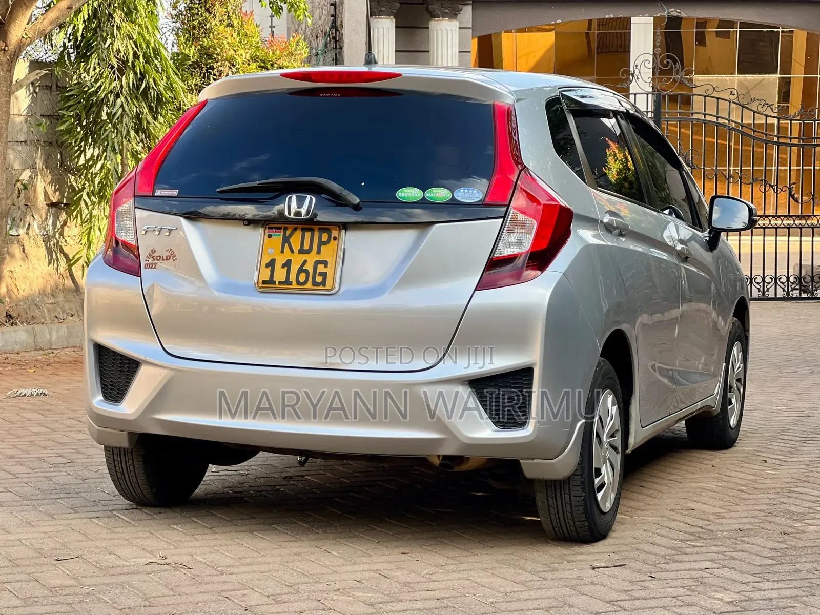Honda Fit 2016 Silver
