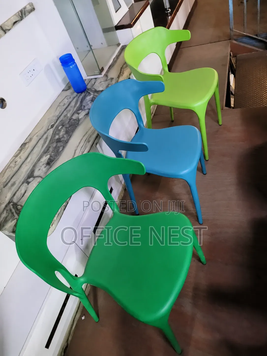Durable Stackable Plastic Chairs for Home, Office Outdoor Use