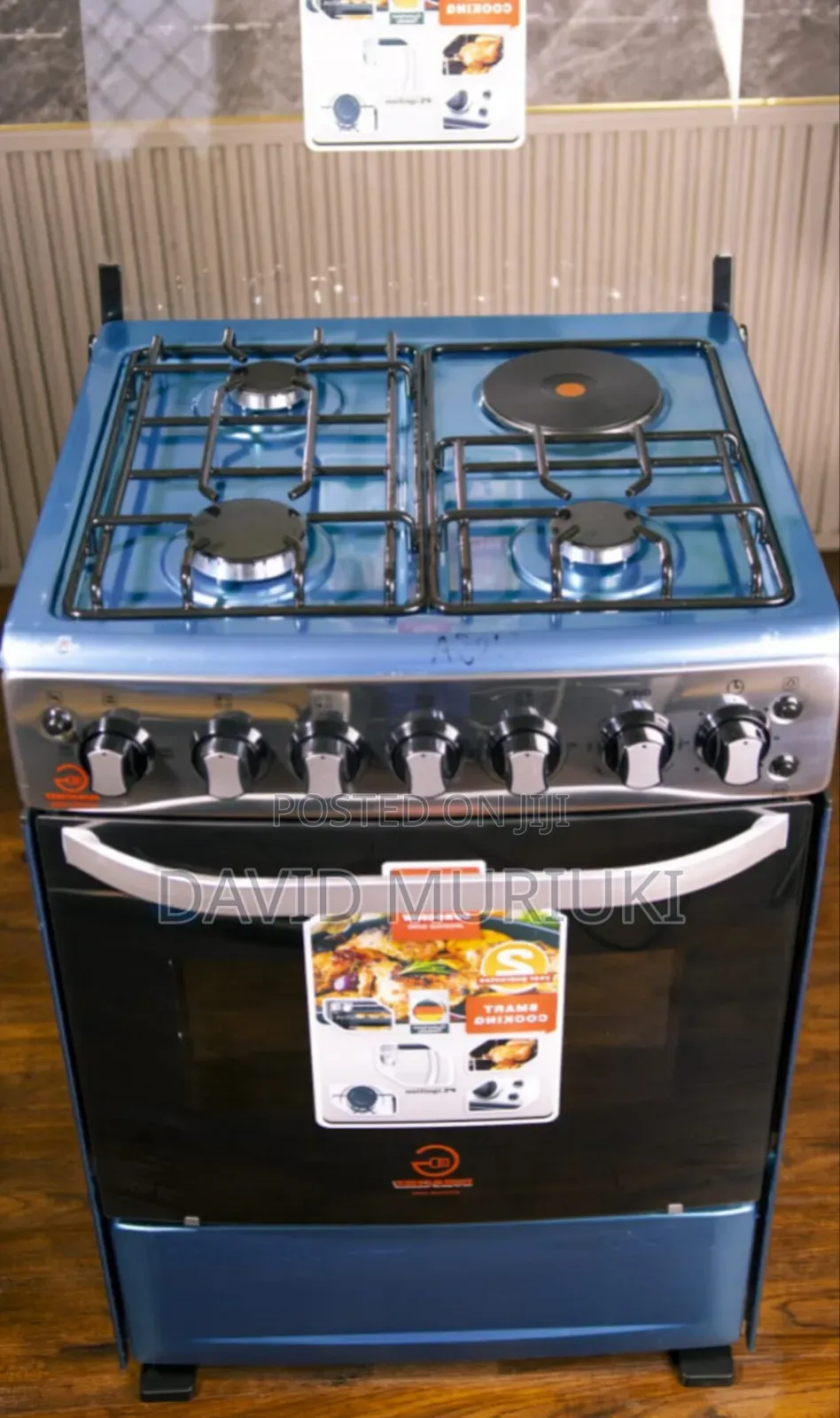Euroken 60*65 3+1 Standing Cooker.