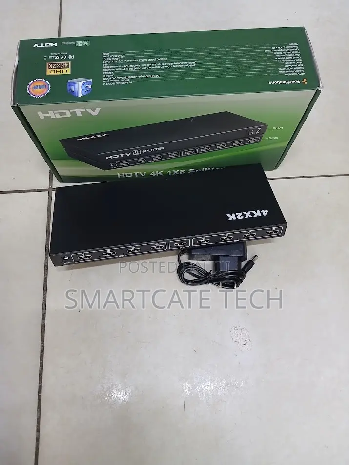 1x8 HDMI Splitter 1080P Full HD – 1 Input 8 Output HDMI Splitter