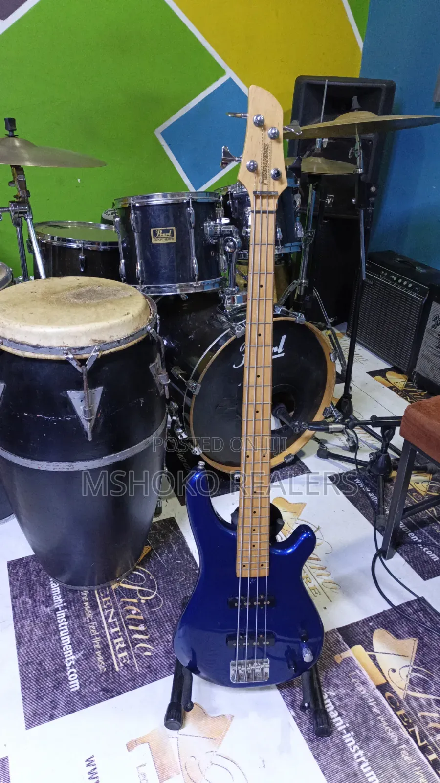 4 String Bass Guitar Produced by the Japanese Brand Fernandes Guitars.