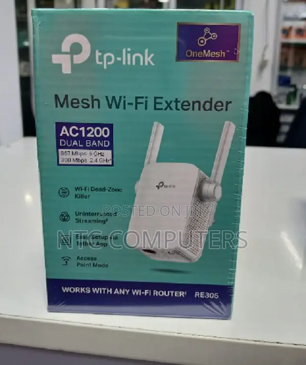 TP-Link RE305 AC1200 Dual-Band Mesh Range Extender