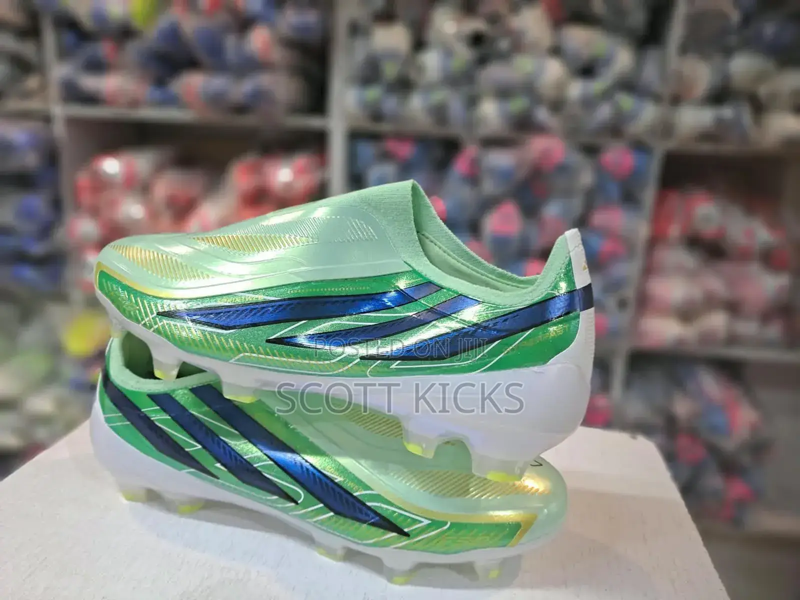 Adidas F-50 Hyperfast Elite Laceless FG Mint
