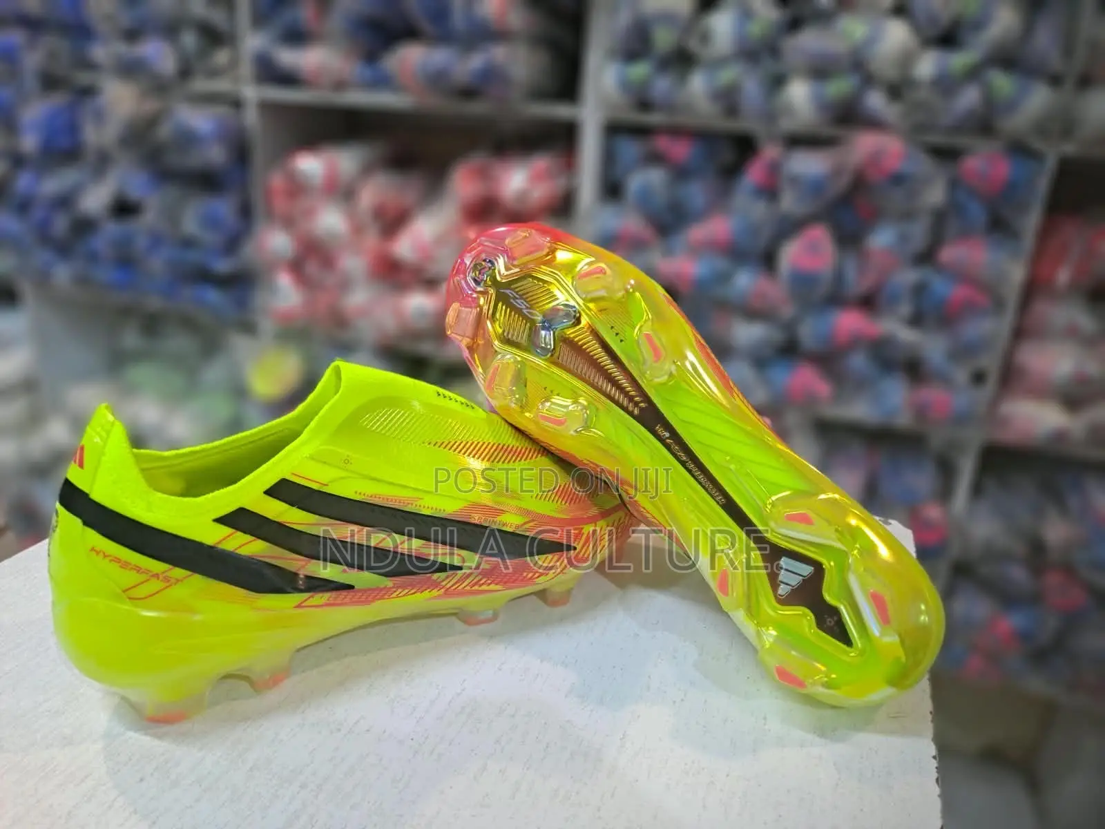 Adidas F50 Hyperfast Pro Laceless Turf Soccer Shoes