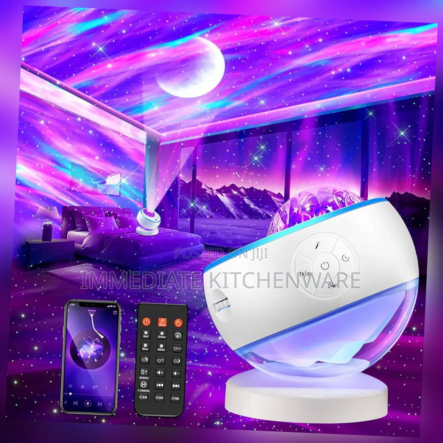 Aurora Borealis Flowing Light Dream Journey Glacial Projector