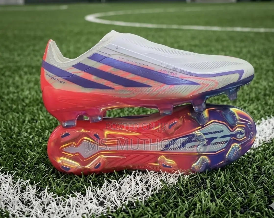 The Adidas F50 Hyperfast Elite Laceless Football Boots