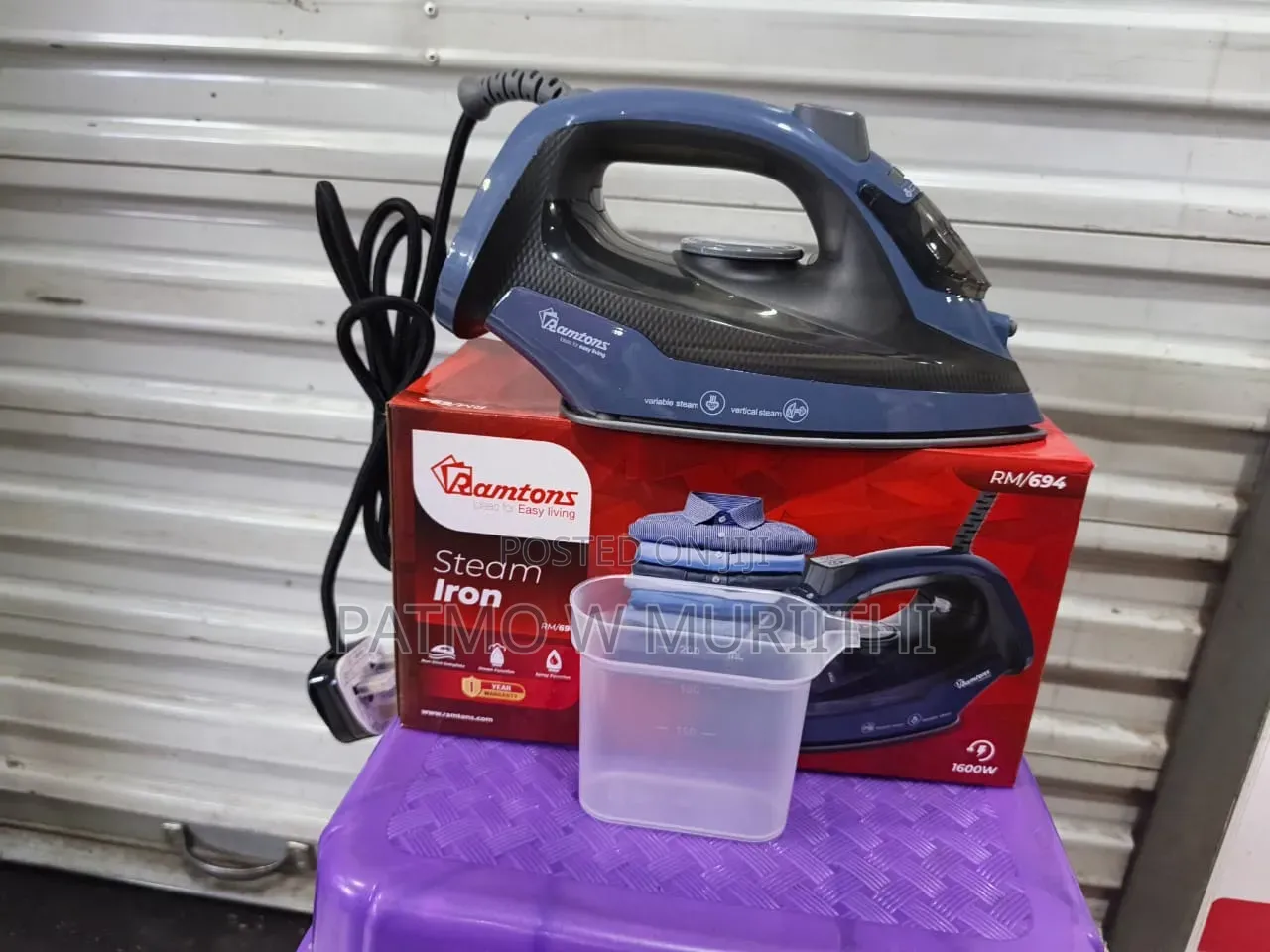 Ramtons Steam Iron RM/694