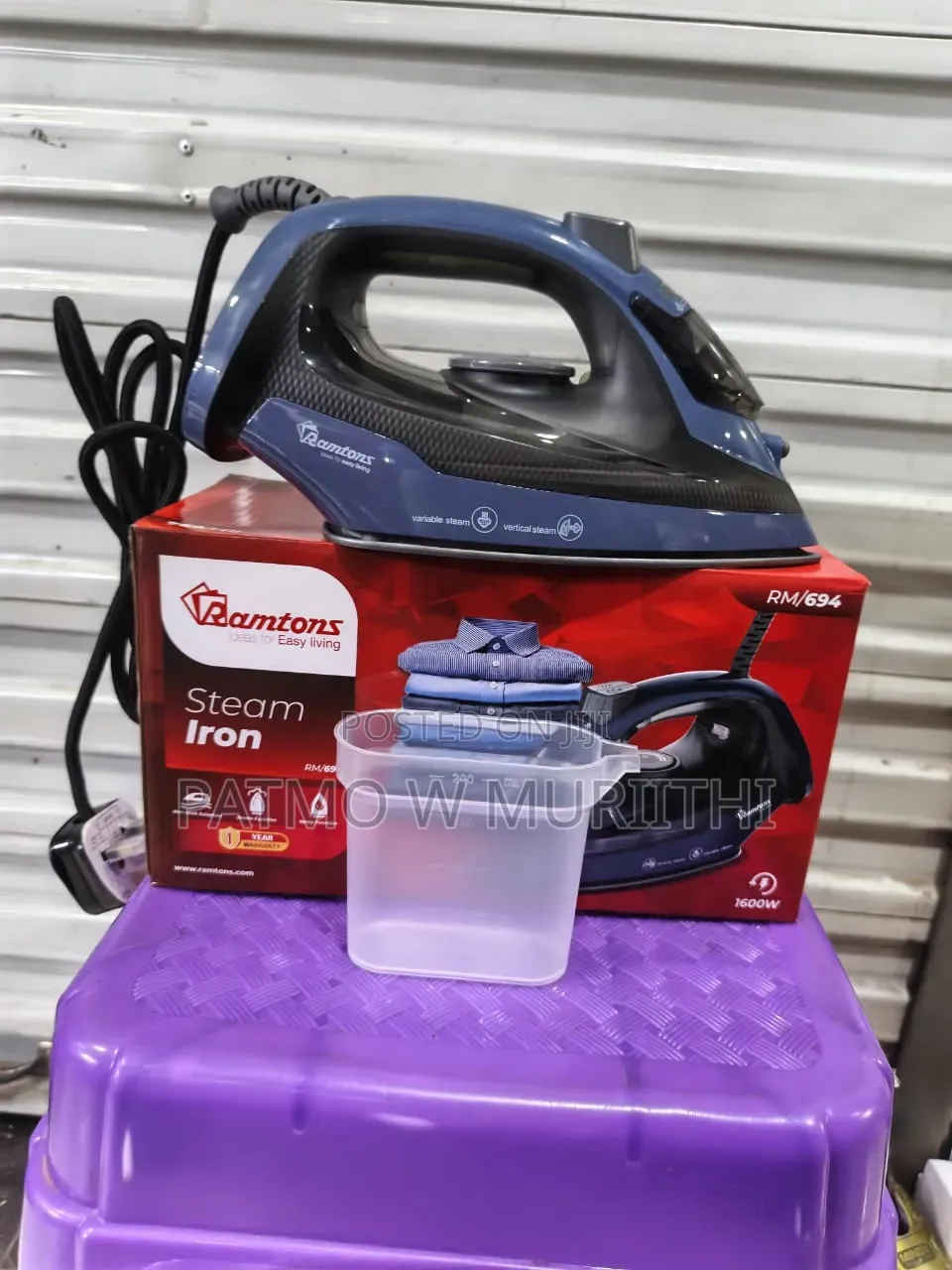 Ramtons Steam Iron RM/694