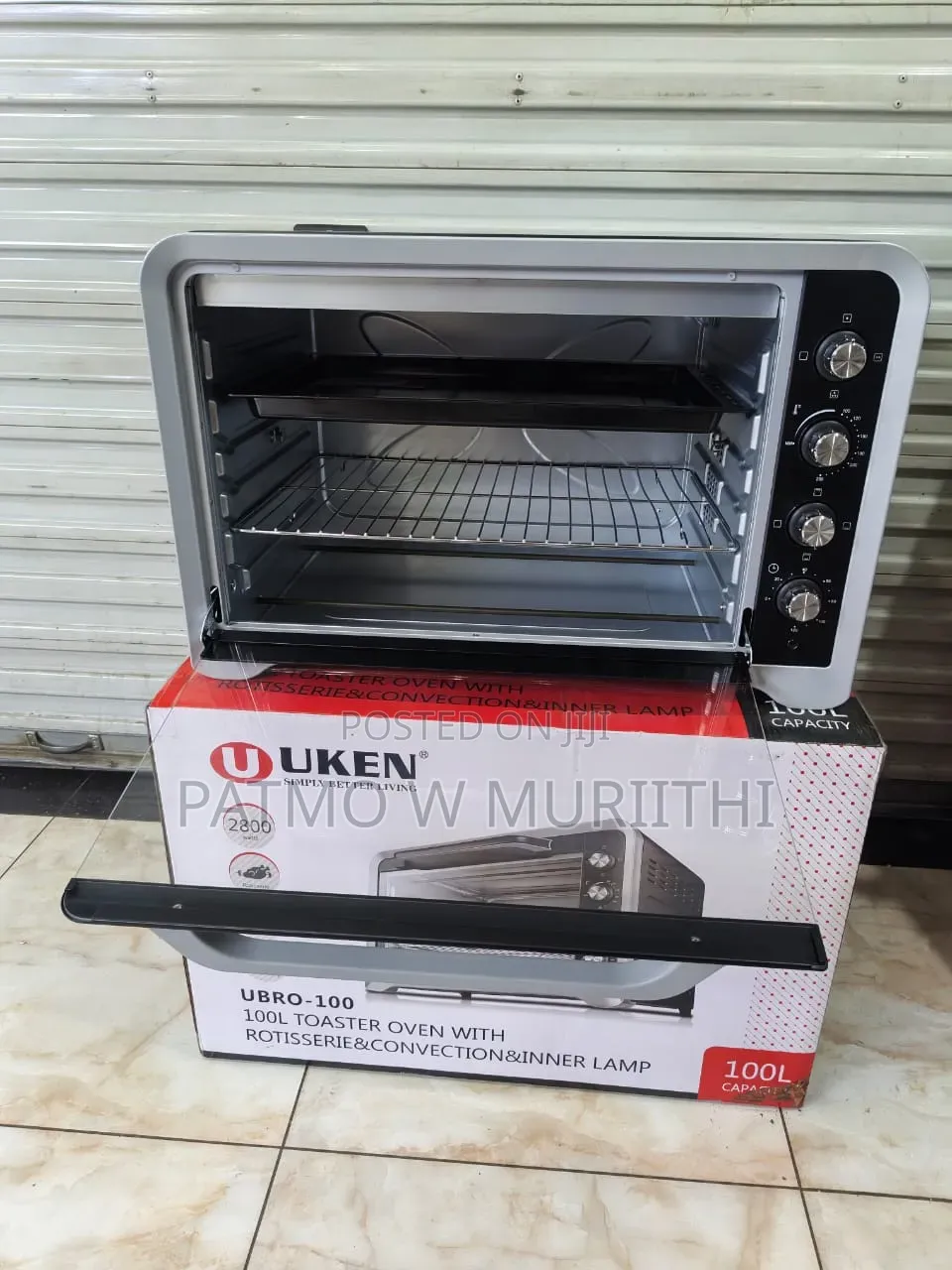 Uken 100L Electric Toaster Oven