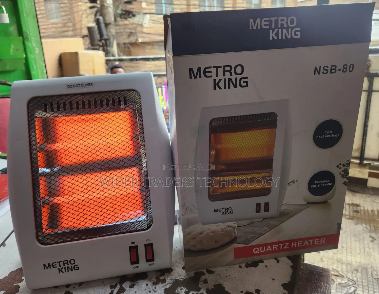 Quartz Room Heater-Metro King Heater (Model No. NSB-80)
3 Pin Plug