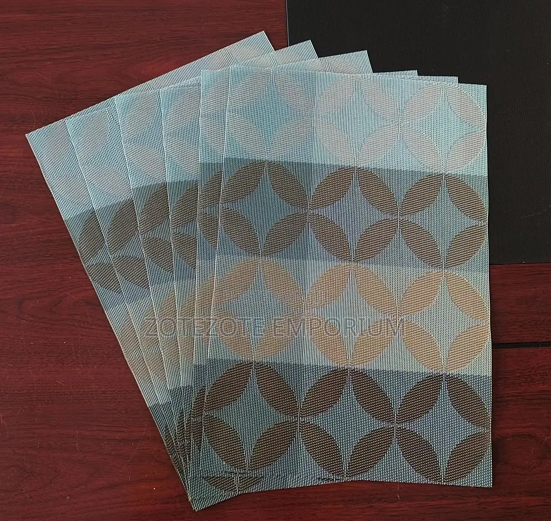 6pcs Woven PVC Tablemats