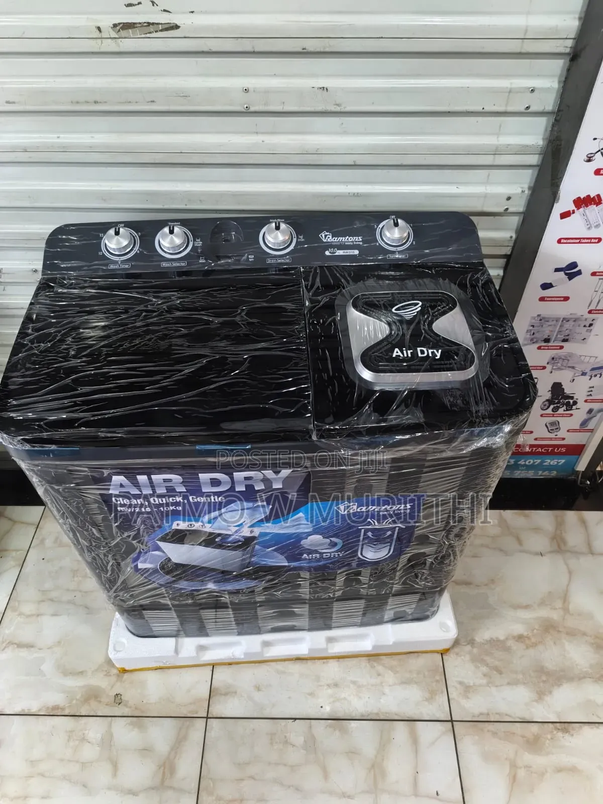 Ramtons 10kg Twin-Tub Washing Machine