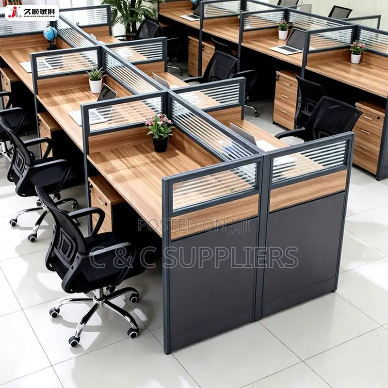 6-Seater Person Staff Office Workstation