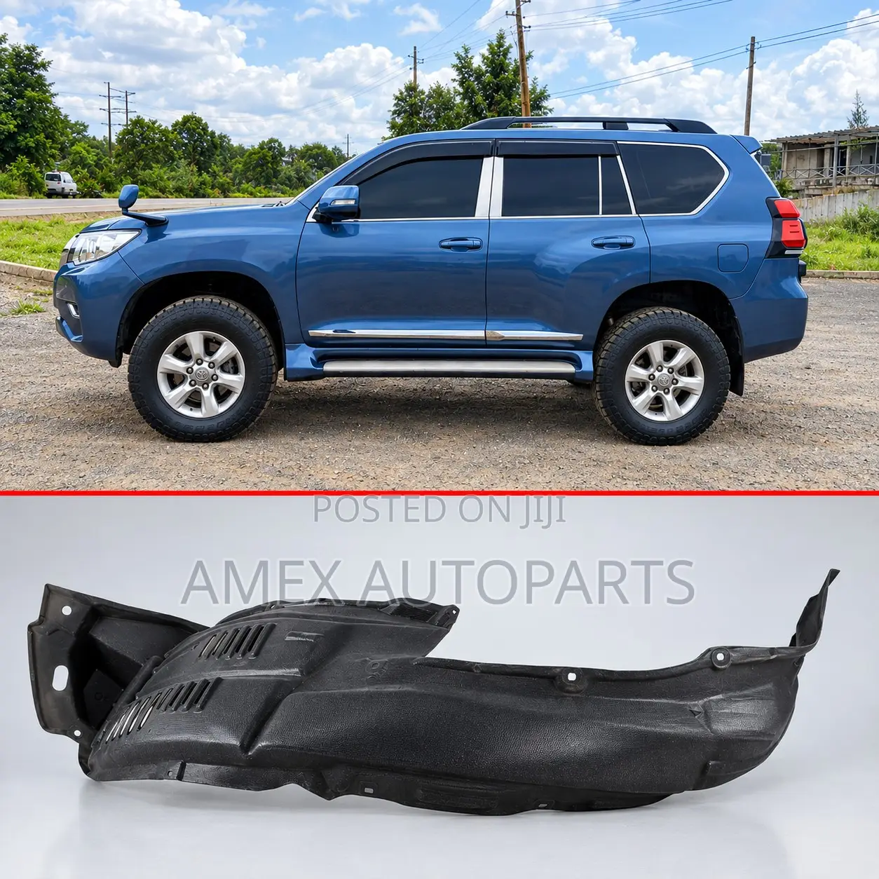 Inner Fender Liner Toyota Land Cruiser Prado 150 10-15