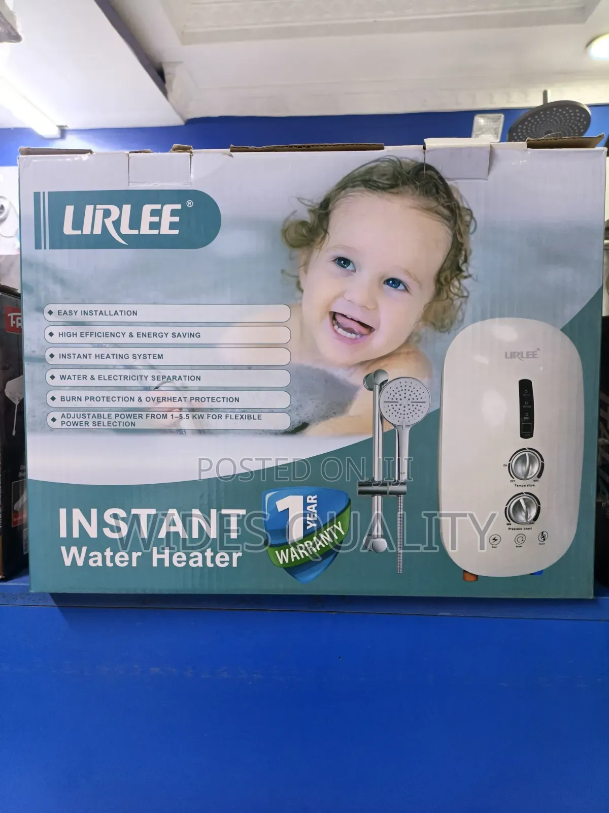 Lirlee Electric Instant Waterheater System