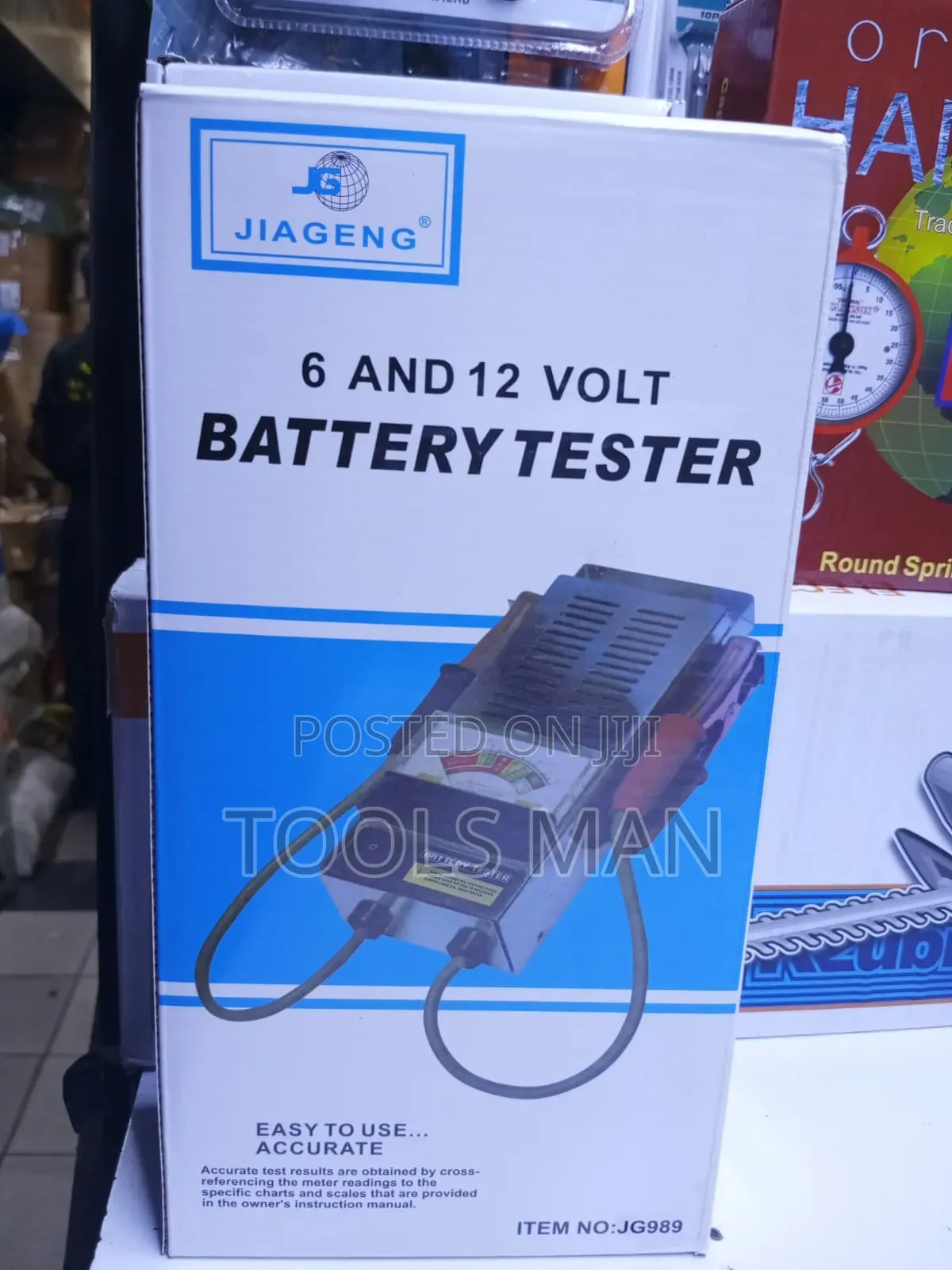 Battery Tester 6V 12V Jiageng JG989.
