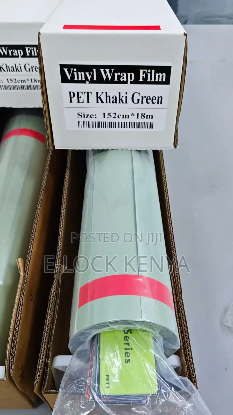 PET Khaki Green Car Wrap