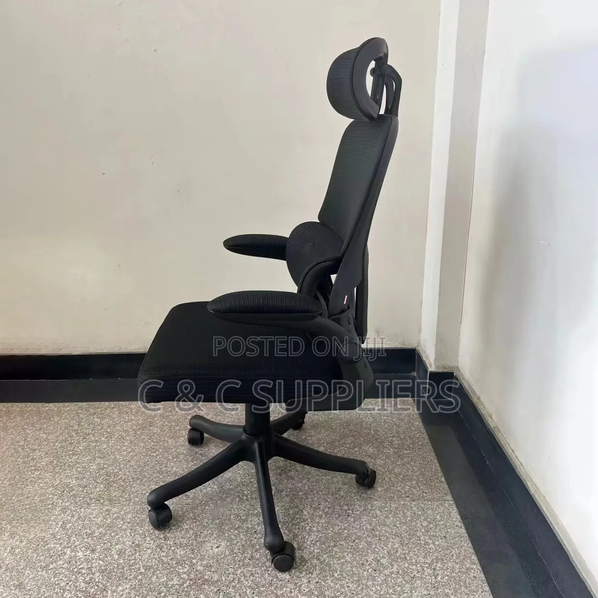Study Ergonomic Chair With Flip Armrest