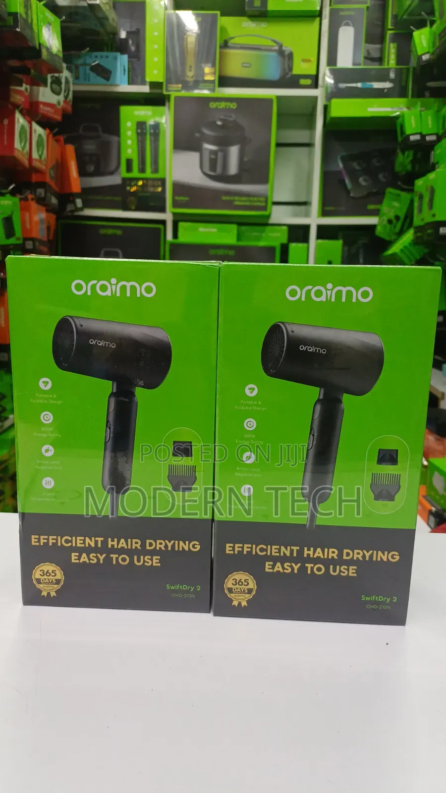 Oraimo SwiftDry 2 800W Hair Dryer