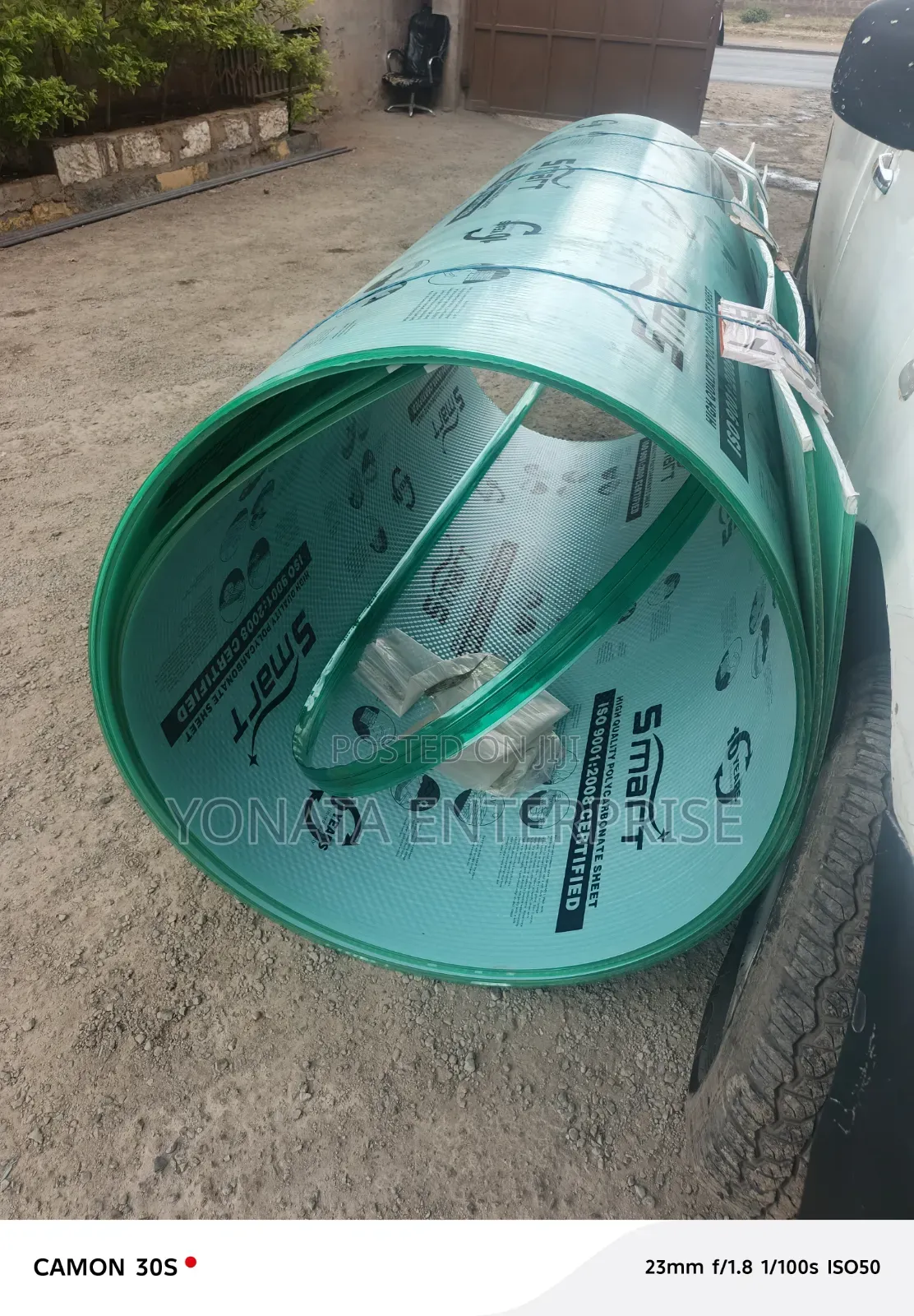 Green UV Treated Polycarbonate Sheets 8mm