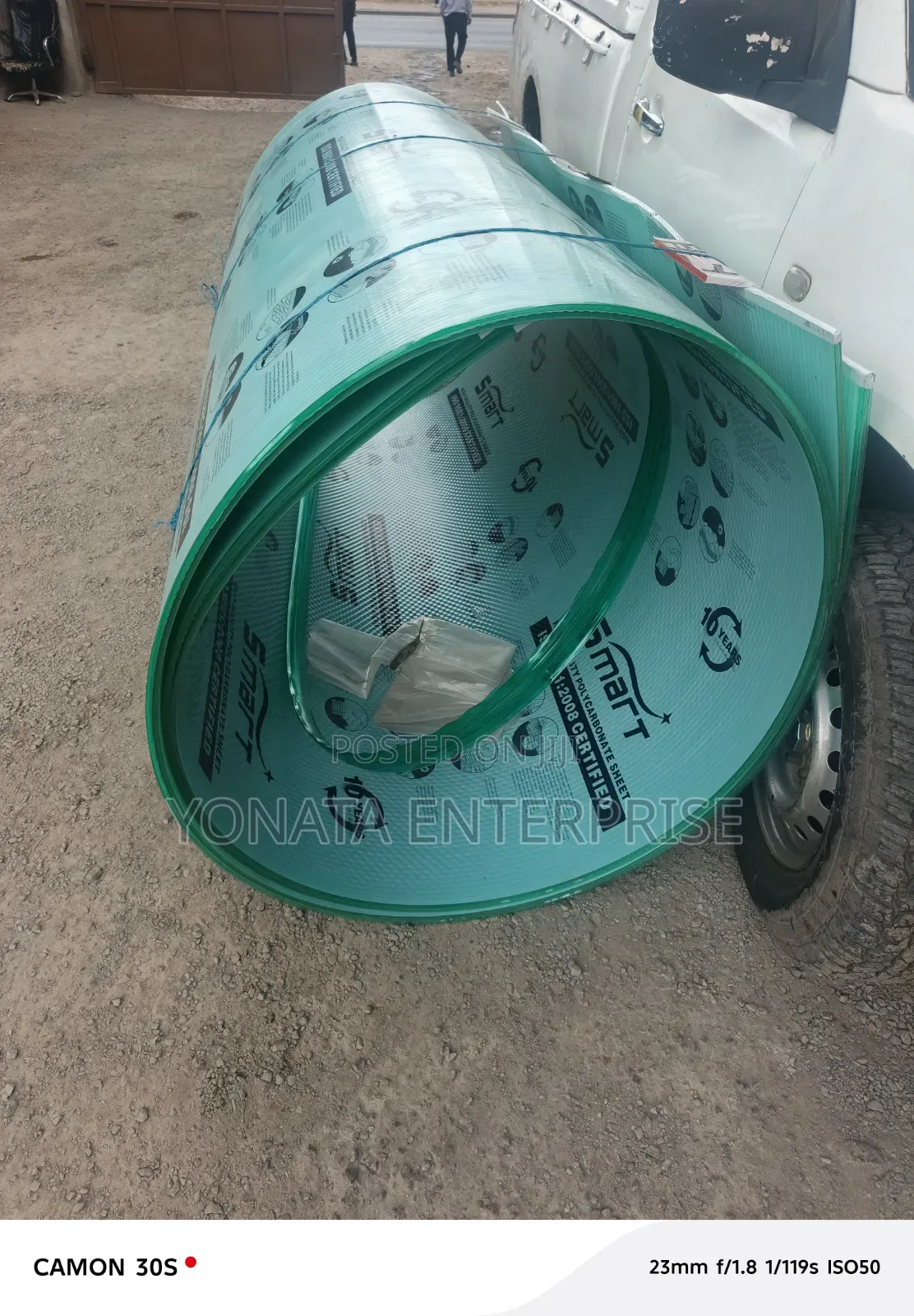 Green UV Treated Polycarbonate Sheets 8mm